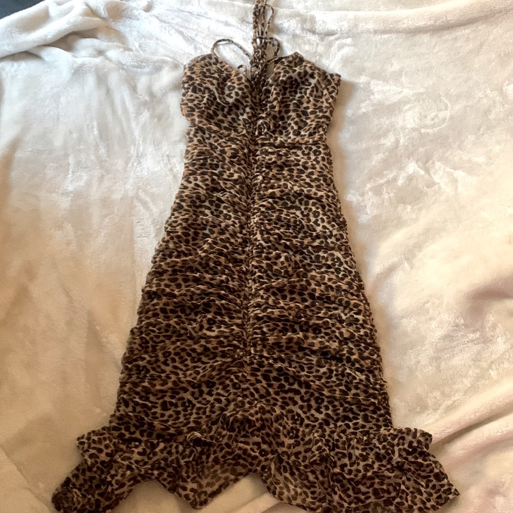 Leopard Print dress, size small ♡︎